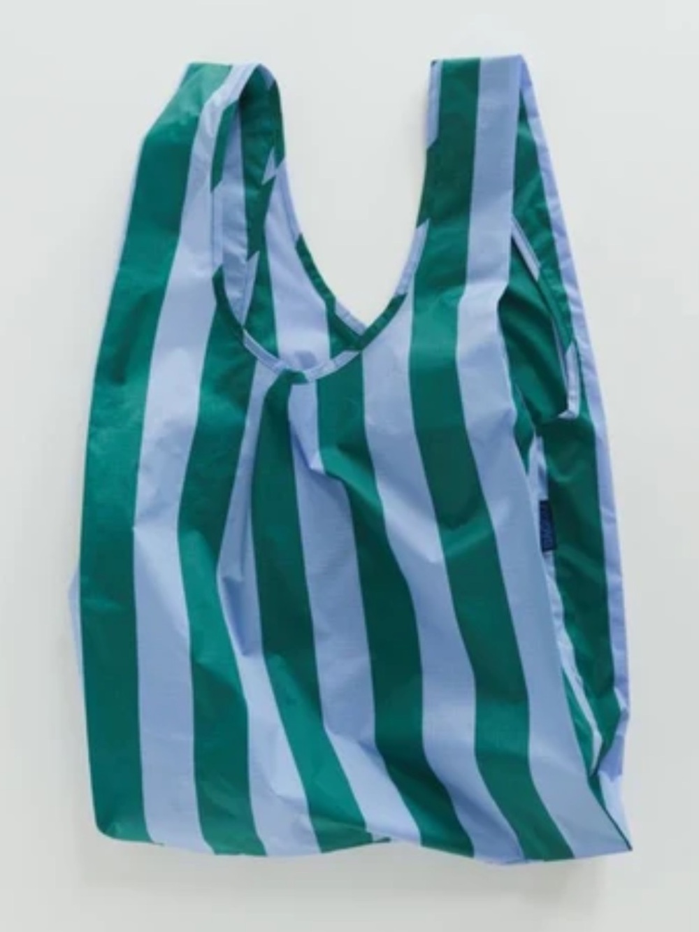 BAGGU Standard Reusable Bag: PERIWINKLE STRIPES NWT